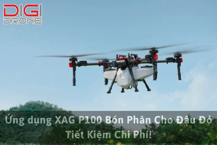 Ứng dụng XAG P100 Bón Phân Cho Đậu Đỏ Tiết Kiệm Chi Phí!