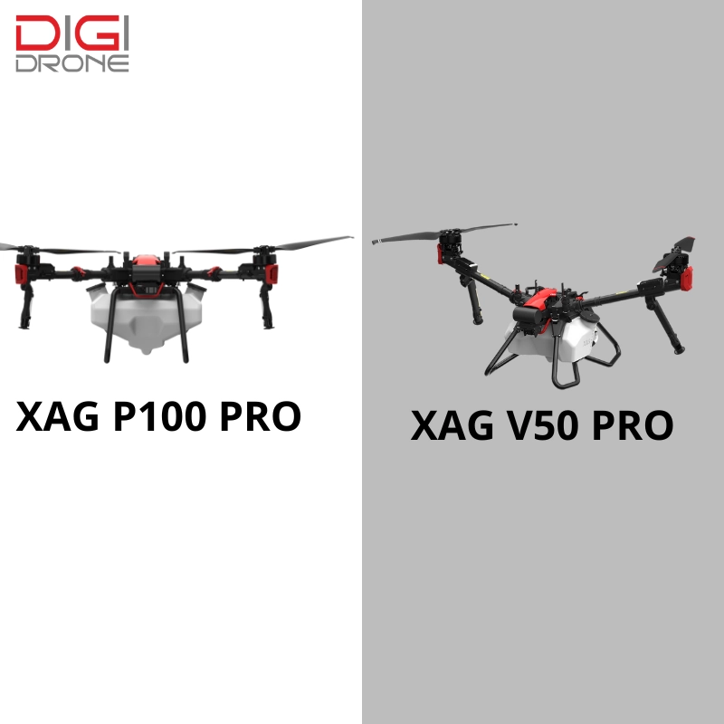 so sánh XAG V50 Pro và XAG P100 Pro