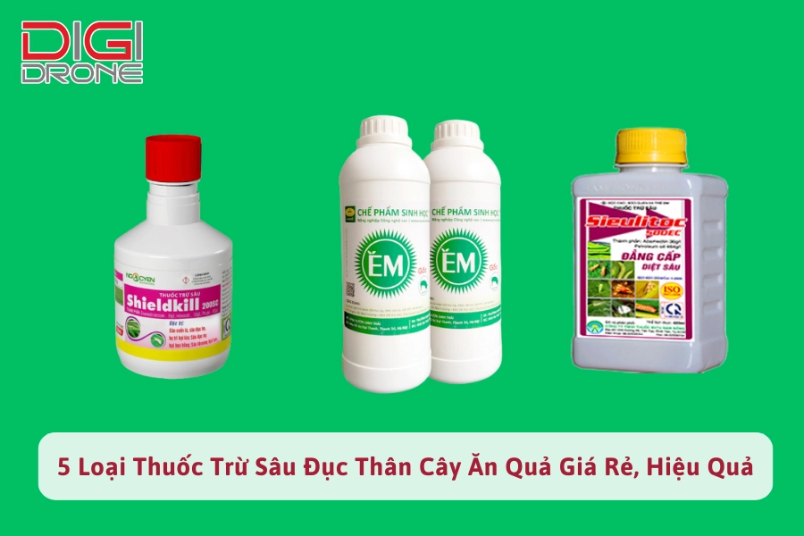 5 Loại Thuốc Trừ Sâu Đục Thân Cây Ăn Quả Giá Rẻ, Hiệu Quả