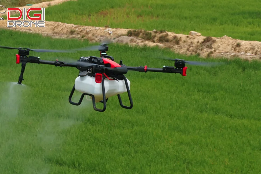 Drone có các chế độ phun phù hợp với từng loại cây trồng và giai đoạn phát triển