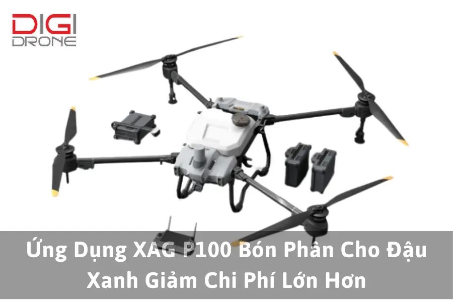 Ứng Dụng XAG P100 Bón Phân Cho Đậu Xanh Giảm Chi Phí Lớn Hơn