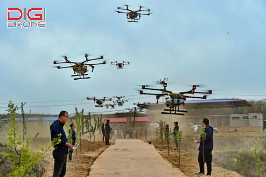 Phun thuốc bằng Drone